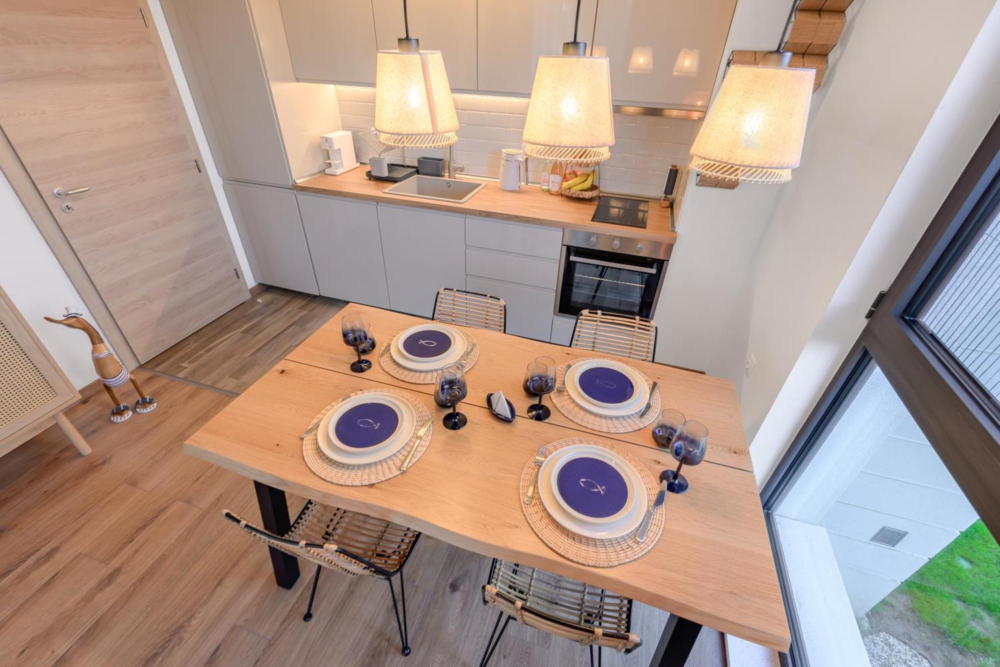 Boho Sea View One-Bedroom Pool & Spa Apartment Saints Constantine and Helena Exteriér fotografie